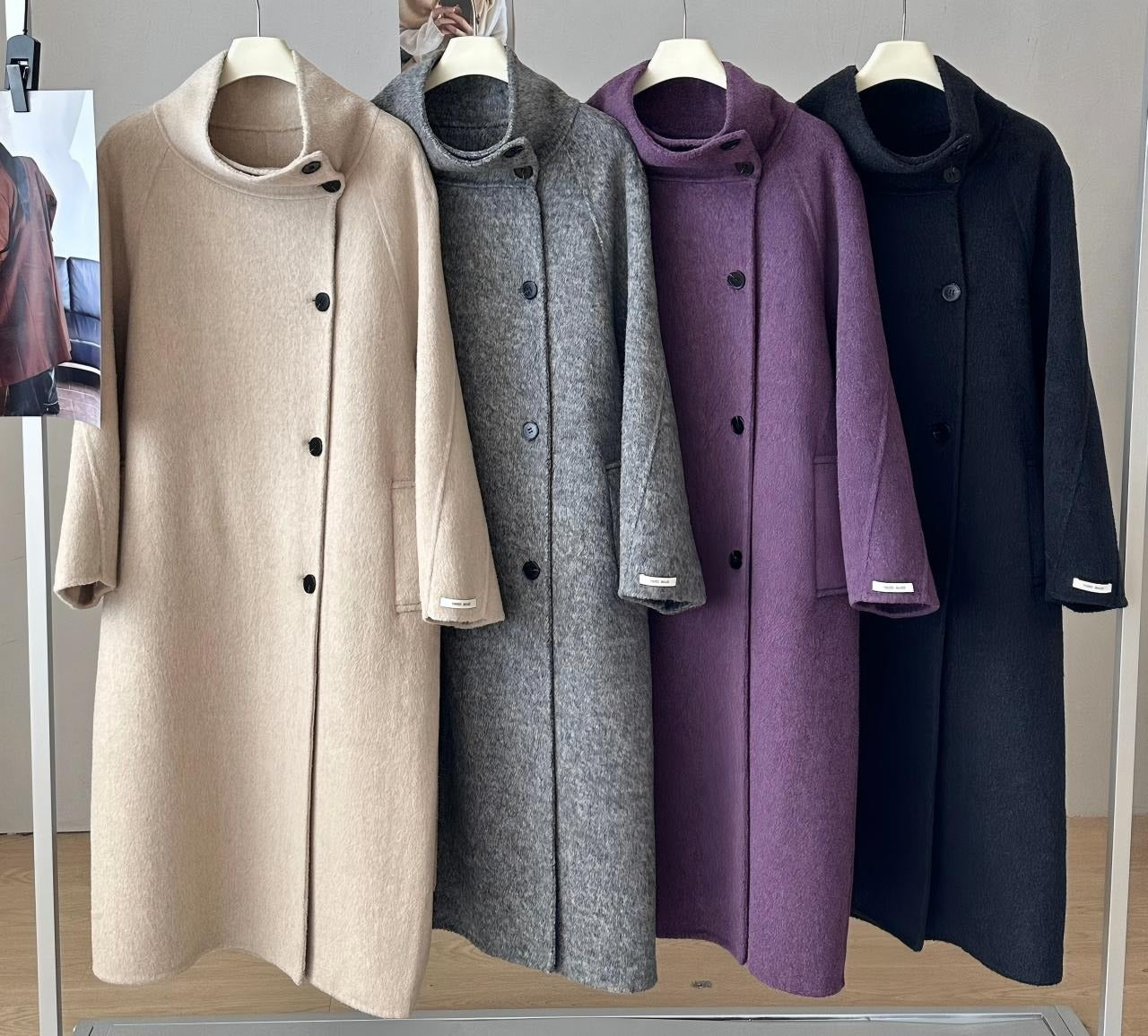 Ready Stock Women's Winter Wool Coat 8502 - Wholesale OEM ODM Wool Outerwear Factory - ready stock wholesale winter wool coat 8502