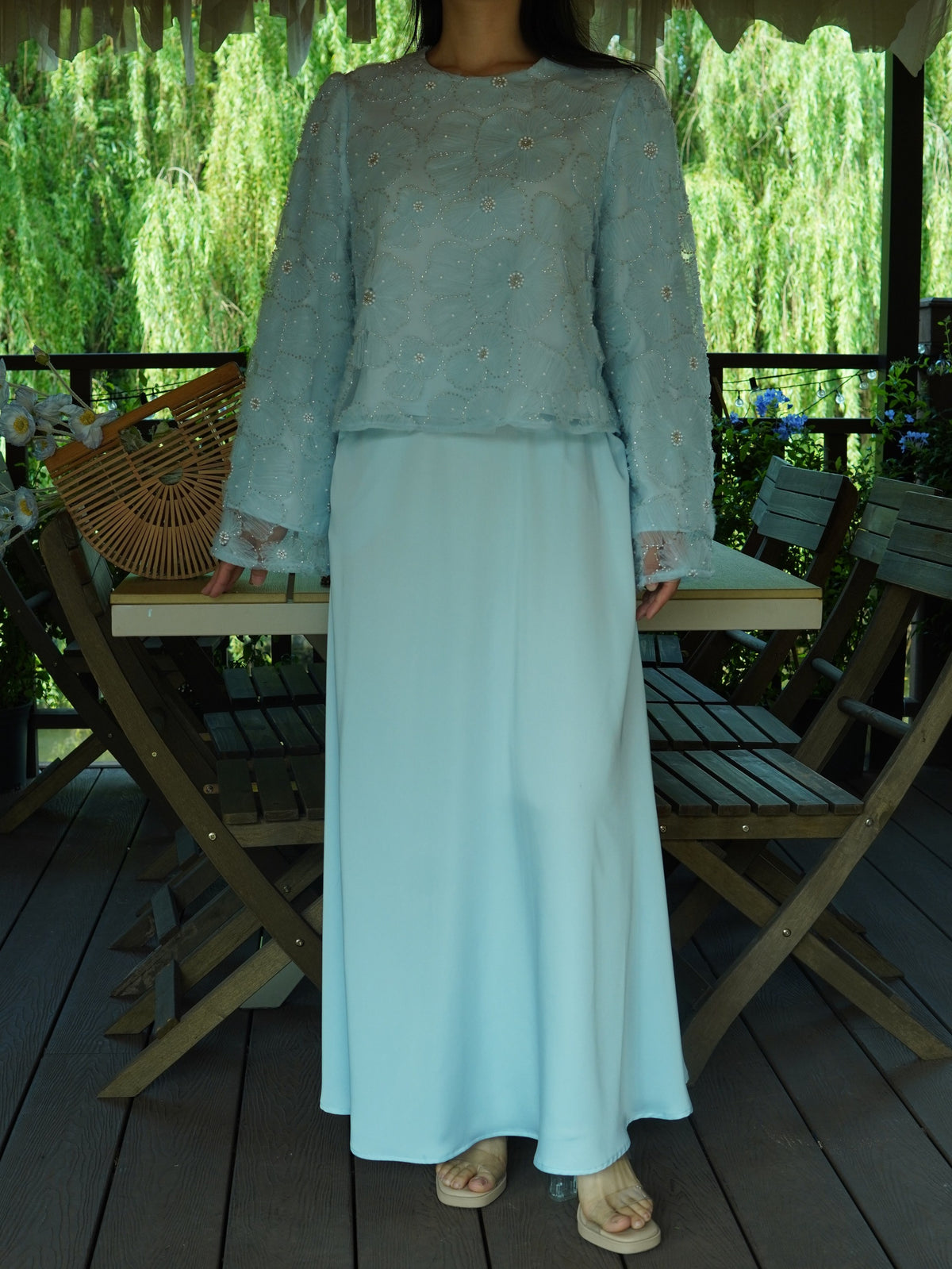 Wholesale luxury sequin beaded abaya manufacturer GBR-11000037850402