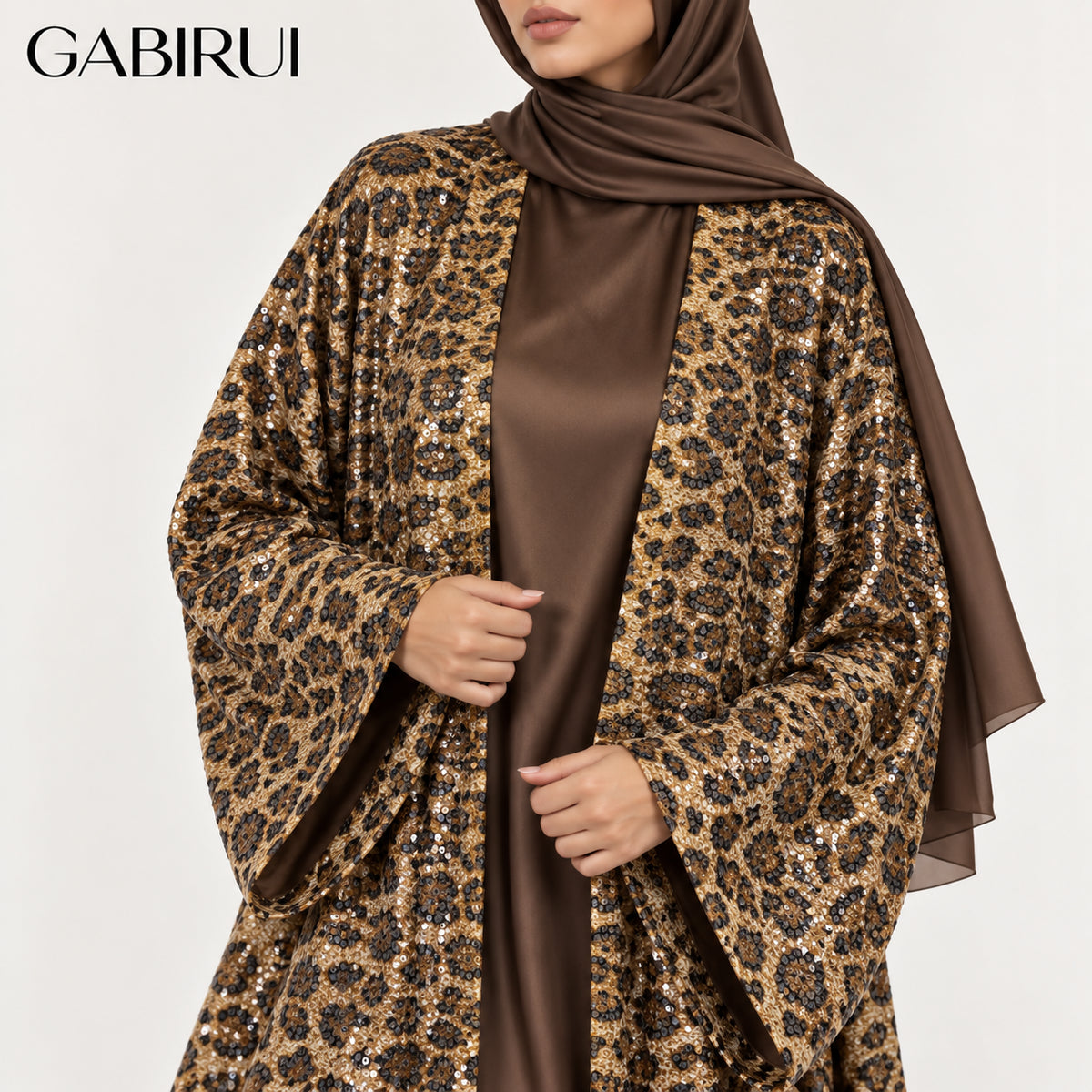 Wholesale luxury sequin beaded abaya manufacturer GBR-1601955194040