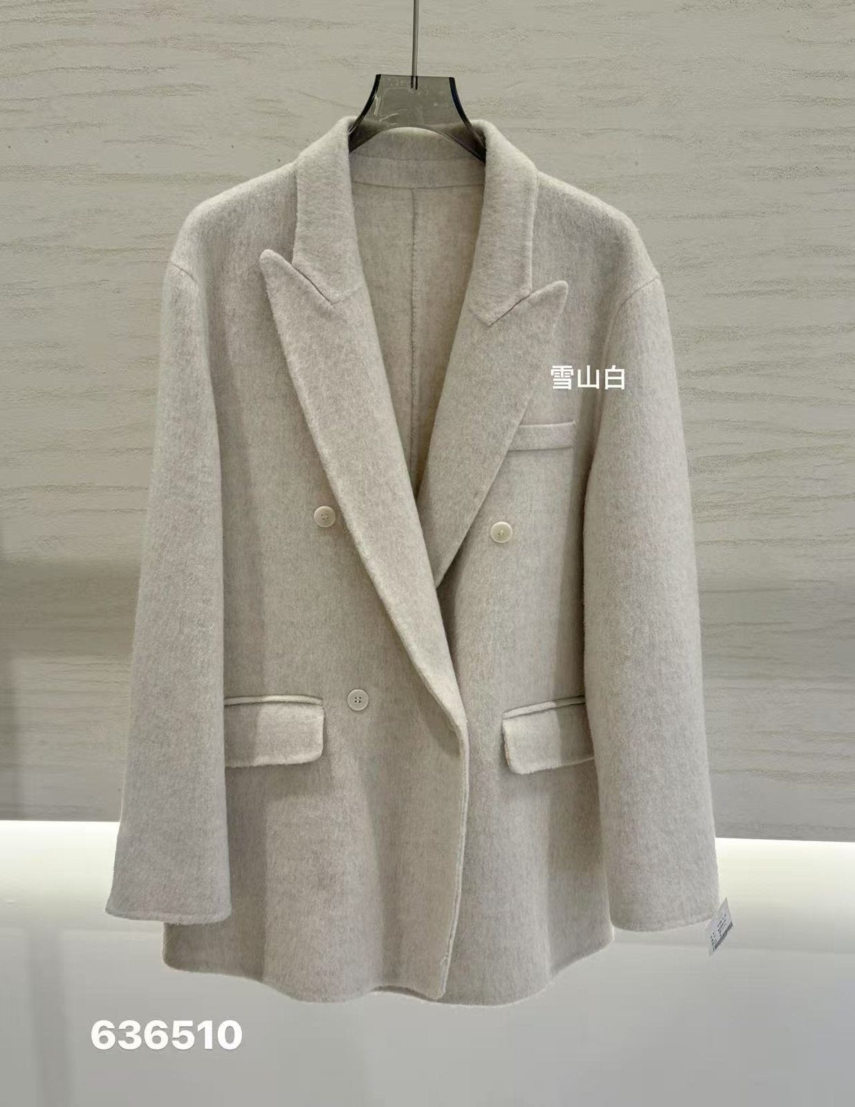 Wholesale Women's Wool Blend Coat 636510 - OEM ODM Coat & Blazer Supplier