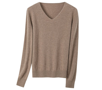 Wholesale Women's 100% Cashmere Sweater NZ6801 - OEM ODM Knitwear Factory main image