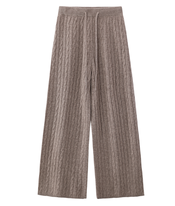 Women's ”经典老钱“——慵懒绞花长裤 QMS3305 main image