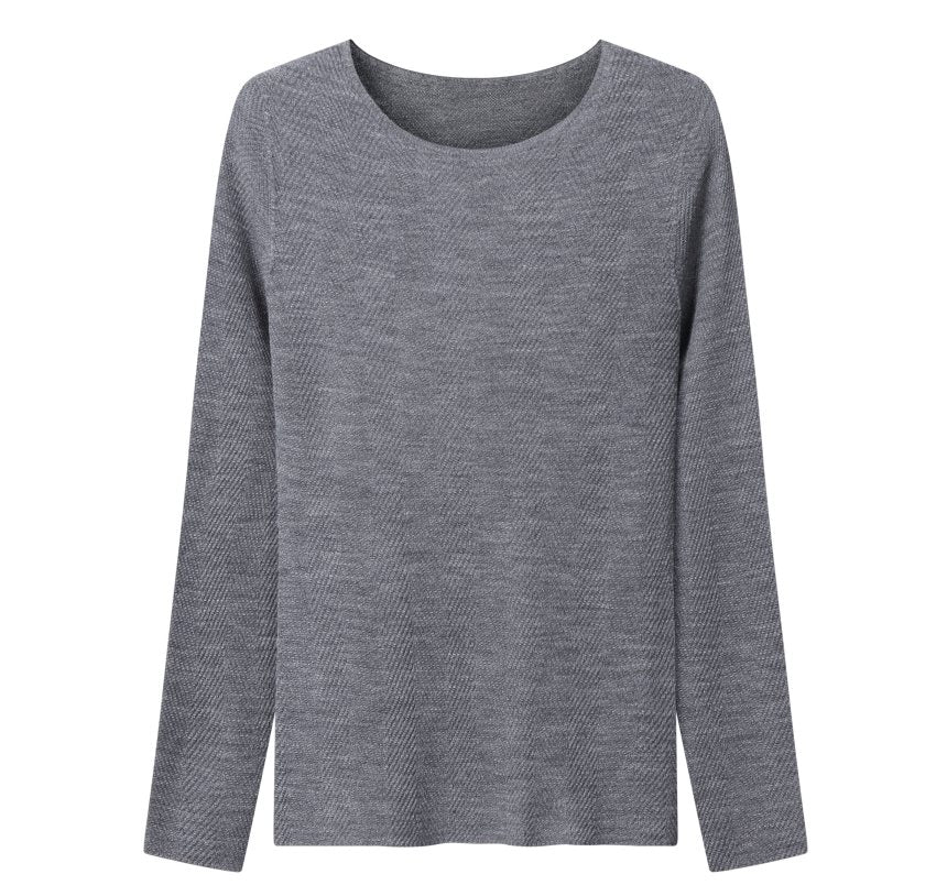 Wholesale Women's 100% Wool Sweater NZ8892 - OEM ODM Knitwear Factory main image