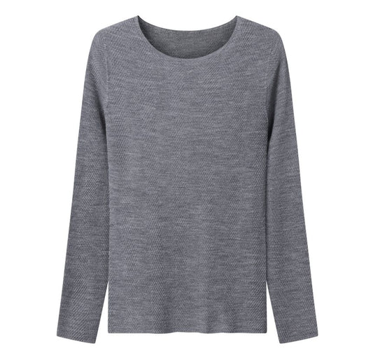 Wholesale Women's 100% Wool Sweater NZ8892 - OEM ODM Knitwear Factory main image