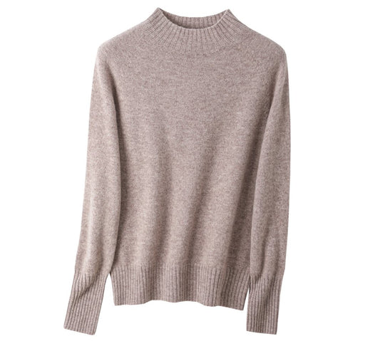 Wholesale Women's 100% Wool Sweater KK9703 - OEM ODM Knitwear Factory main image