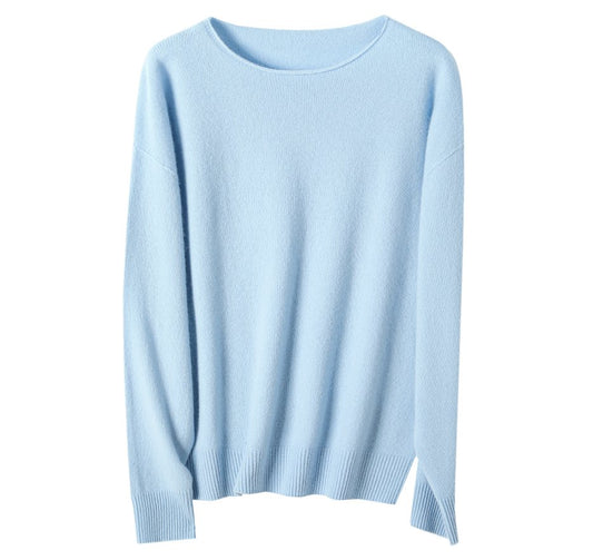 Wholesale Women's Cashmere Cashmere Blend Sweater NZ9912 - OEM ODM Knitwear Factory main image