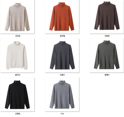 Men's Wool Blend Sweater DR21 color options