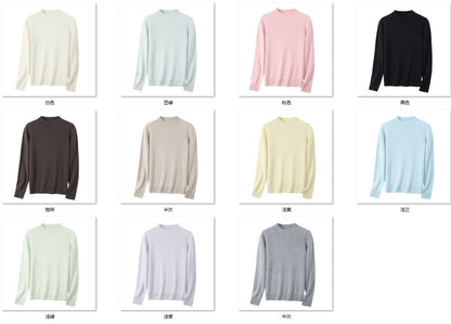 Wholesale Women's Cashmere Cashmere Blend Sweater HQ801 - OEM ODM Knitwear Factory color options