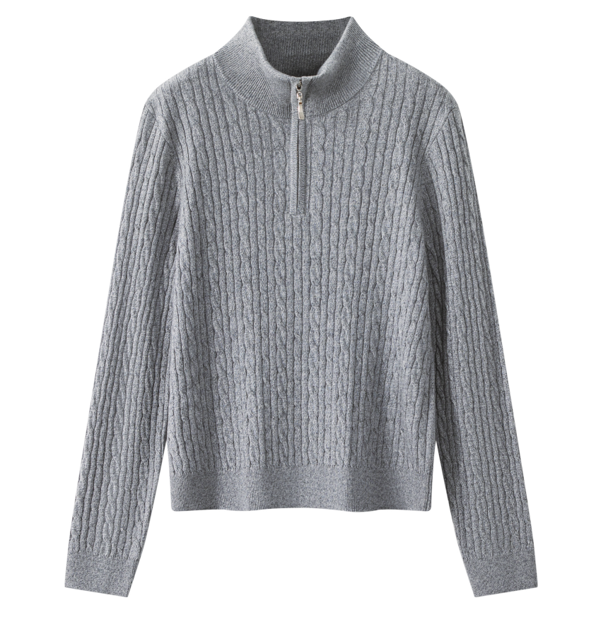 Women's “老钱风立领套头” 6W3317 main image