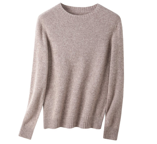 Wholesale Women's 100% Wool Sweater KK9702 - OEM ODM Knitwear Factory main image