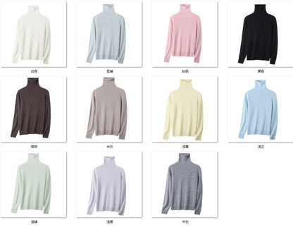 Wholesale Women's Cashmere Cashmere Blend Sweater HQ805 - OEM ODM Knitwear Factory color options