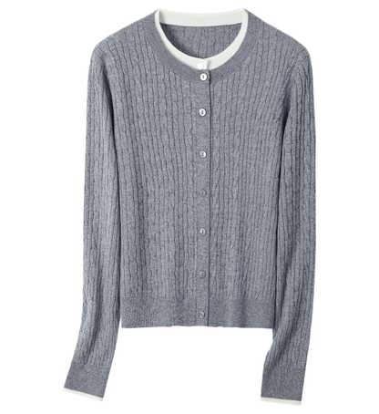 Women's “老钱风开衫” 6W210 main image