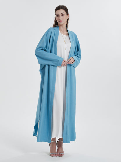 Europe, the Middle East Muslim women's clothing solid color bat sleeve spread under the cardigan abaya MSL824