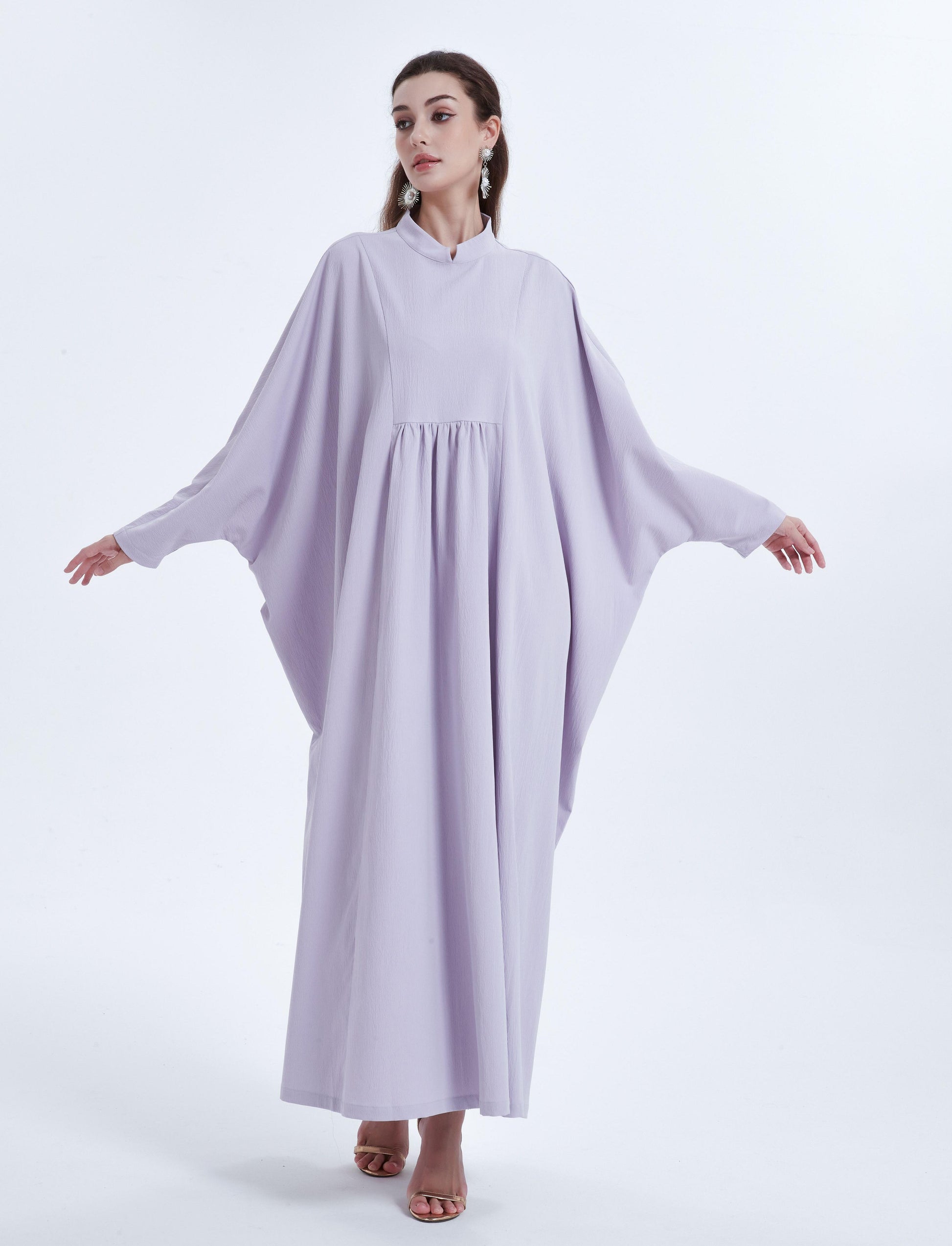 Pringbud Ramadan kebaya Middle Eastern Muslim women's dress solid colo – PRINGBUD ISLAMIC CLOTHING Pringbud Ramadan kebaya Middle Eastern Muslim women's dress solid colo – PRINGBUD ISLAMIC CLOTHING