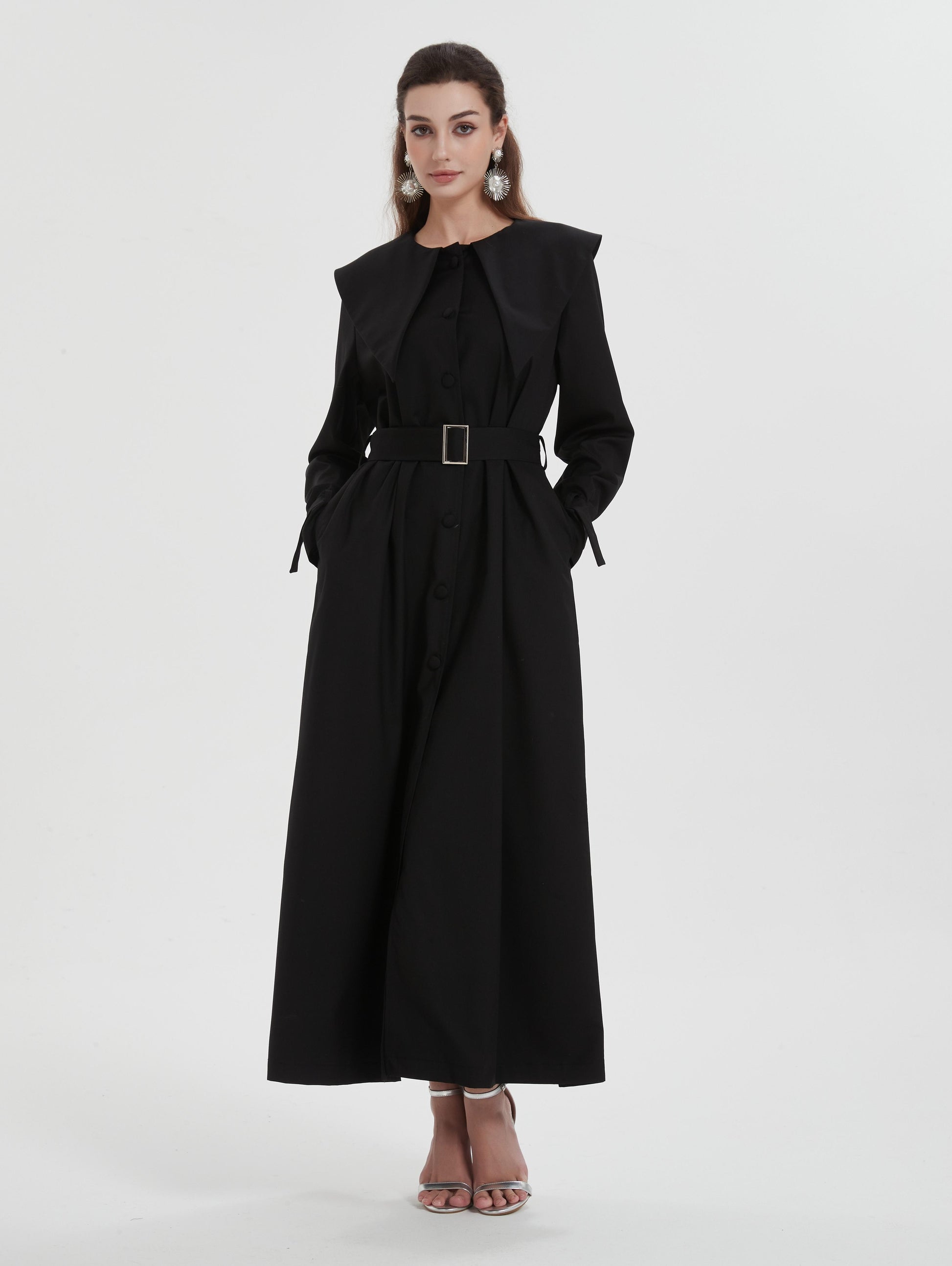 Middle East Muslim women's Maxi dress wear Dubai solid color unique ne PRINGBUD ISLAMIC CLOTHING Middle East Muslim women's Maxi dress wear Dubai solid color unique ne PRINGBUD ISLAMIC CLOTHING