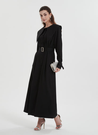 Middle East Muslim women's Maxi dress wear Dubai solid color unique ne PRINGBUD ISLAMIC CLOTHING Middle East Muslim women's Maxi dress wear Dubai solid color unique ne PRINGBUD ISLAMIC CLOTHING