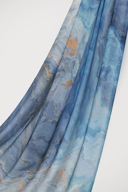Wholesale Sea Print Modal Hijab - Custom Modal Hijab Factory
