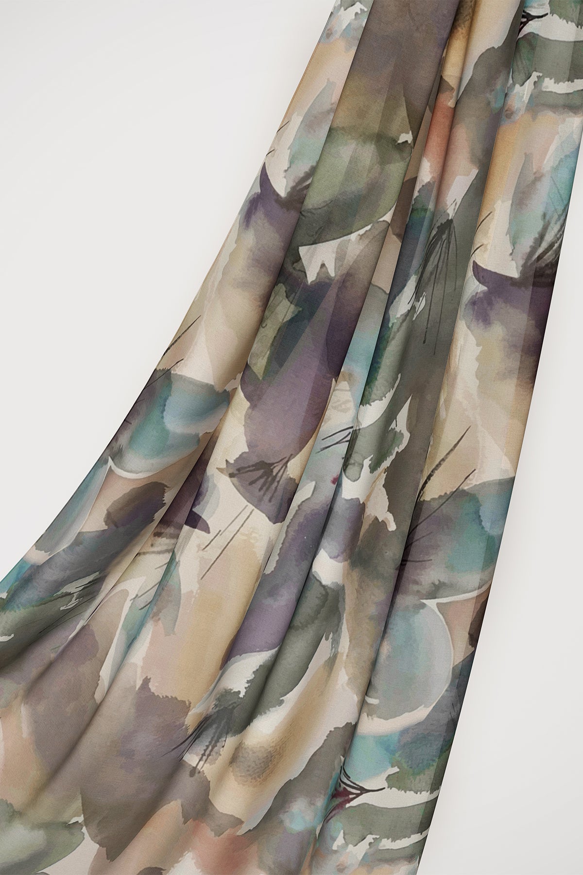 Wholesale Flora Print Modal Hijab - Custom Modal Hijab Factory