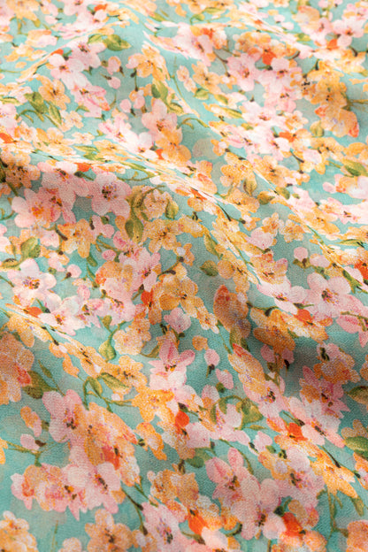 Wholesale Malibu Meadow Hijab - Custom Chiffon Hijab Factory