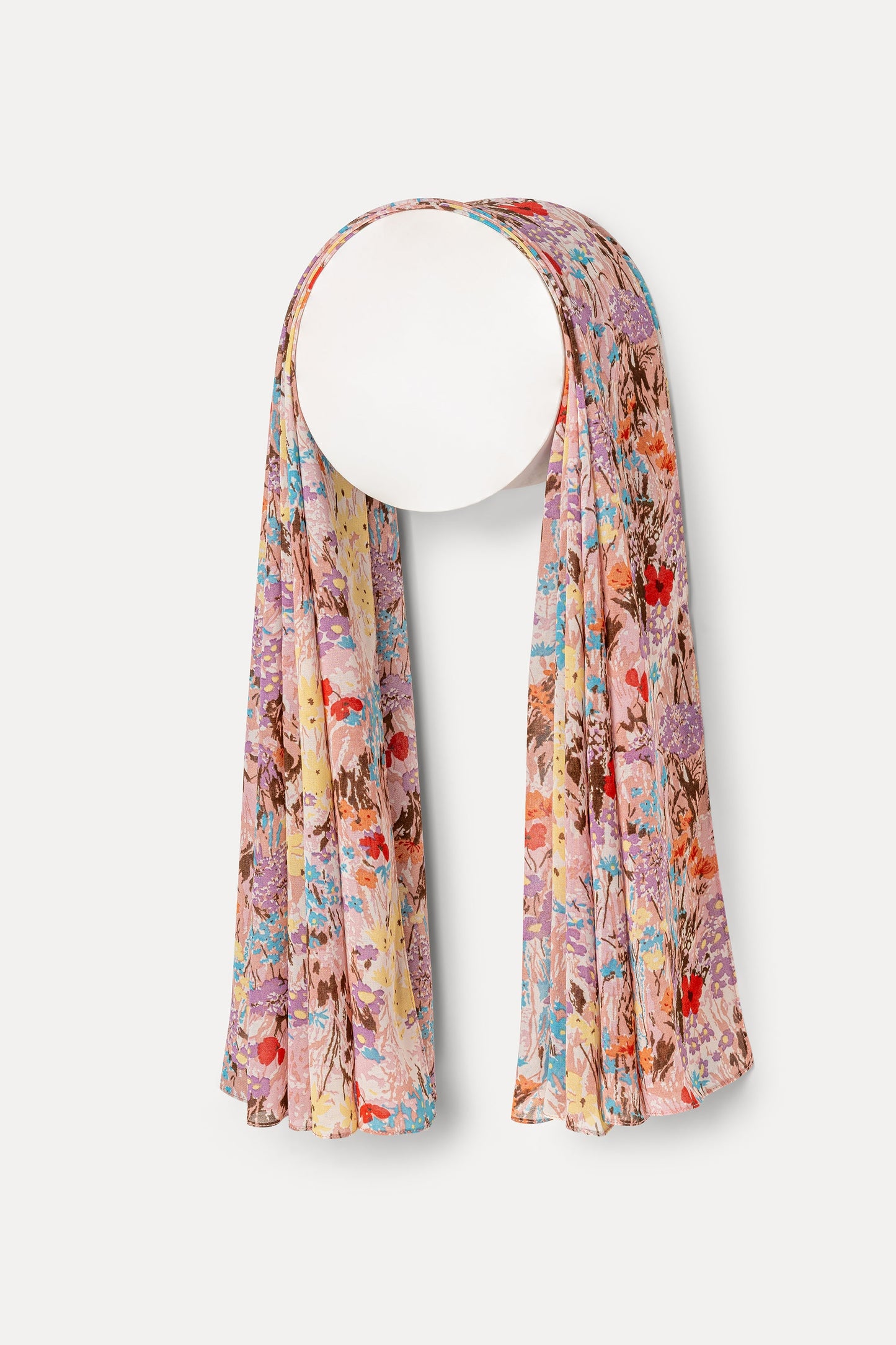 Wholesale Berry Bloom Hijab - Custom Chiffon Hijab Factory