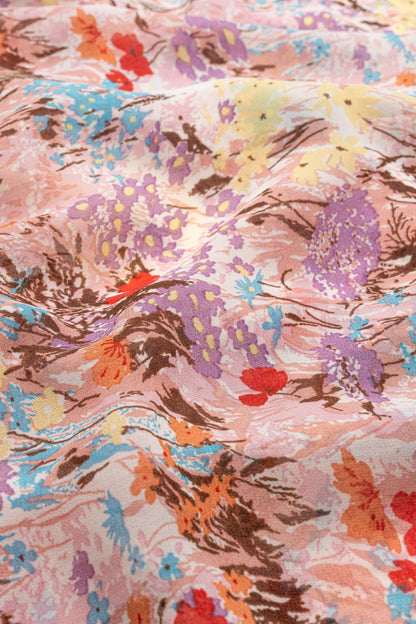 Wholesale Berry Bloom Hijab - Custom Chiffon Hijab Factory