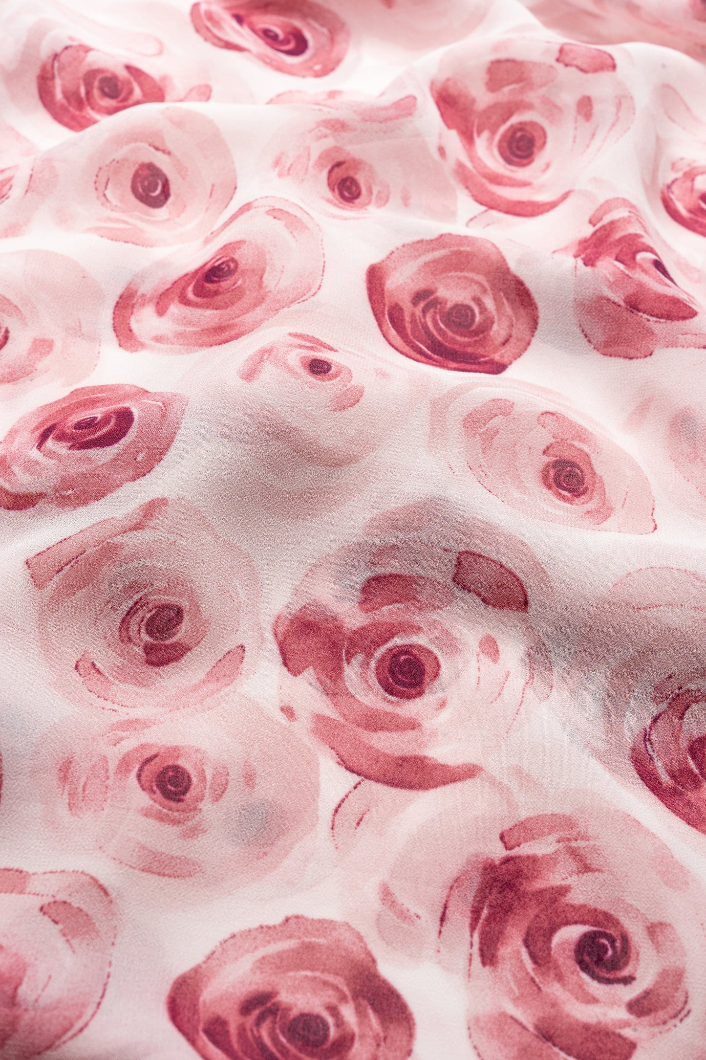 Wholesale Strawberry Rose Hijab - Custom Chiffon Hijab Factory