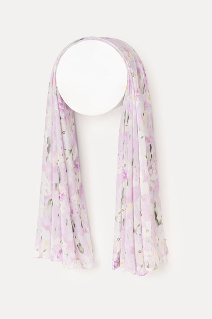 Wholesale Lavender Mist Hijab - Custom Chiffon Hijab Factory