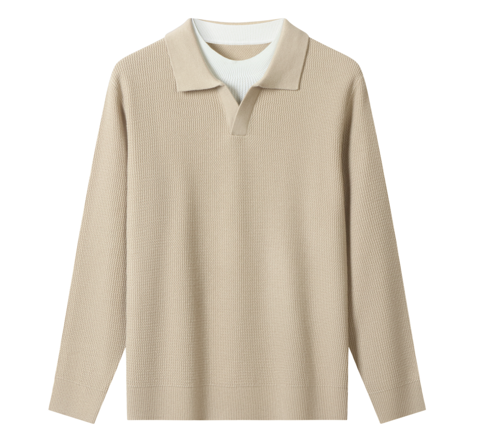 Men's Wool Blend Sweater JX77 main image
