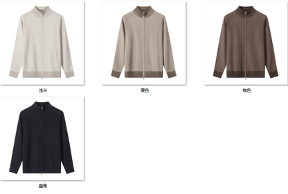 Men's Wool Blend Sweater JX80 color options