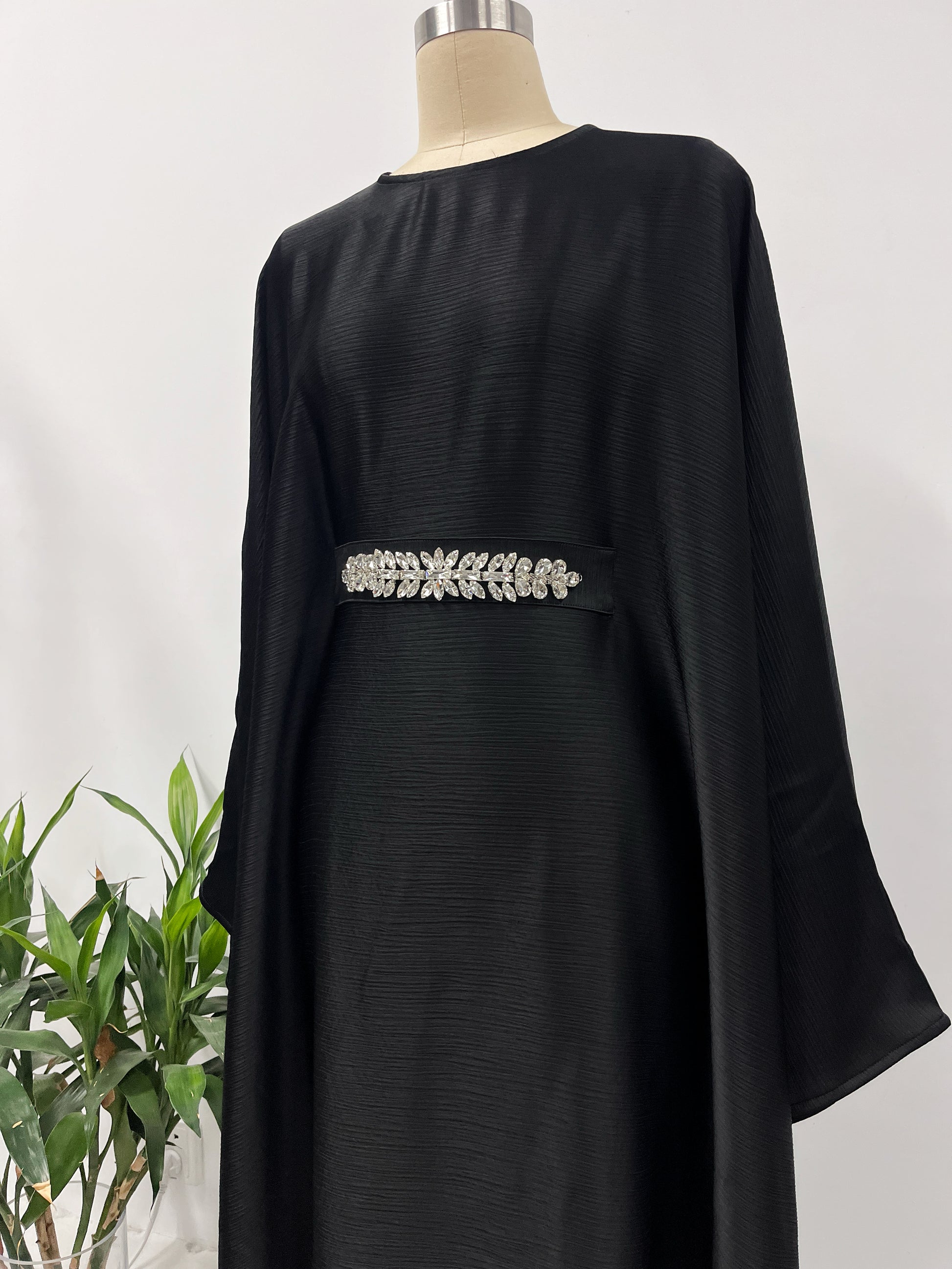 muslim maxi dress Middle Eastern Muslim Maxi dress women's robe Solid color bat-sleeve d – PRINGBUD ISLAMIC CLOTHING