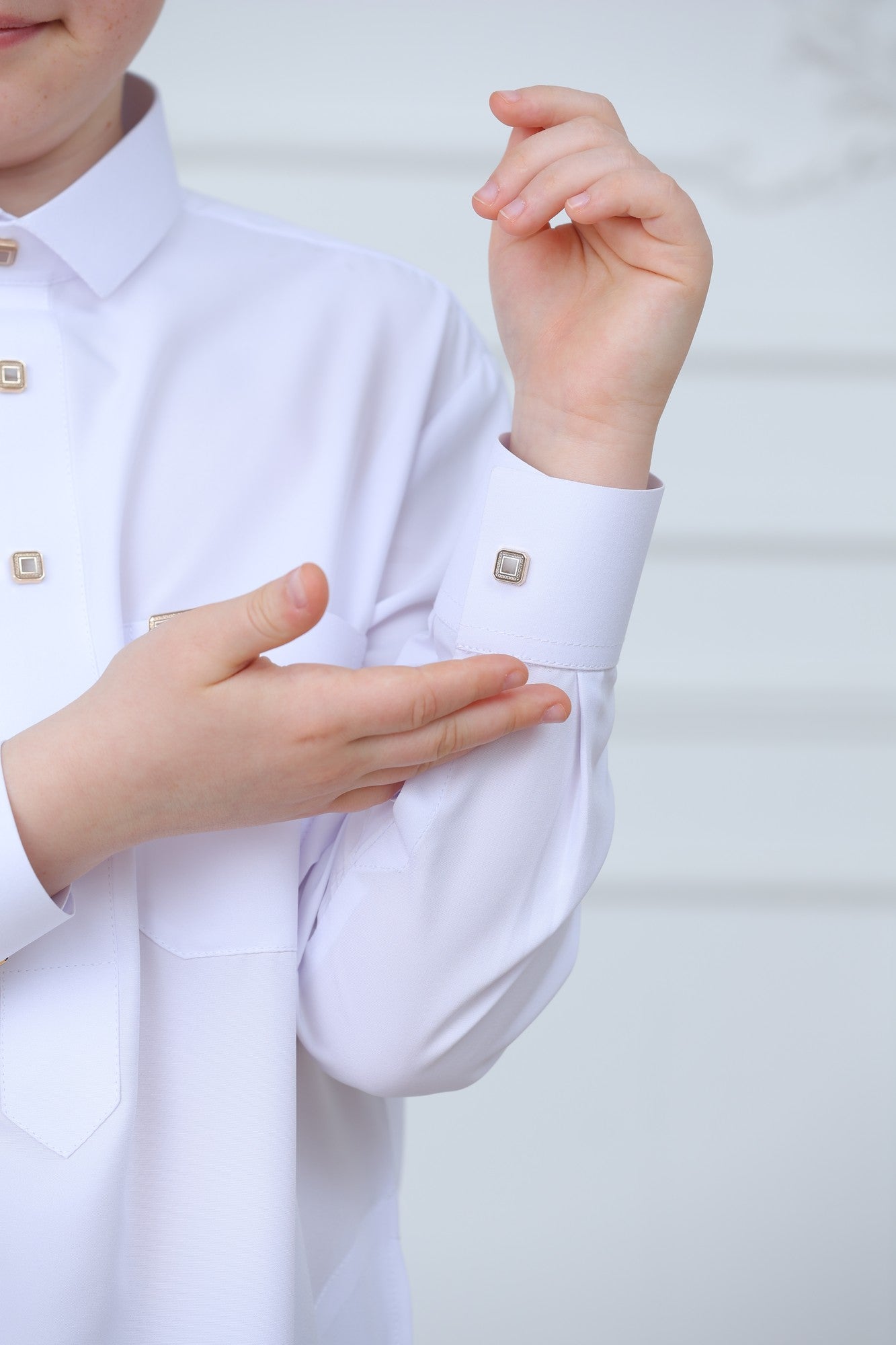 Classic Long Sleeve Boys Thobe Wholesale Ready to Ship | KID0001 wholesale KID0001 image 8