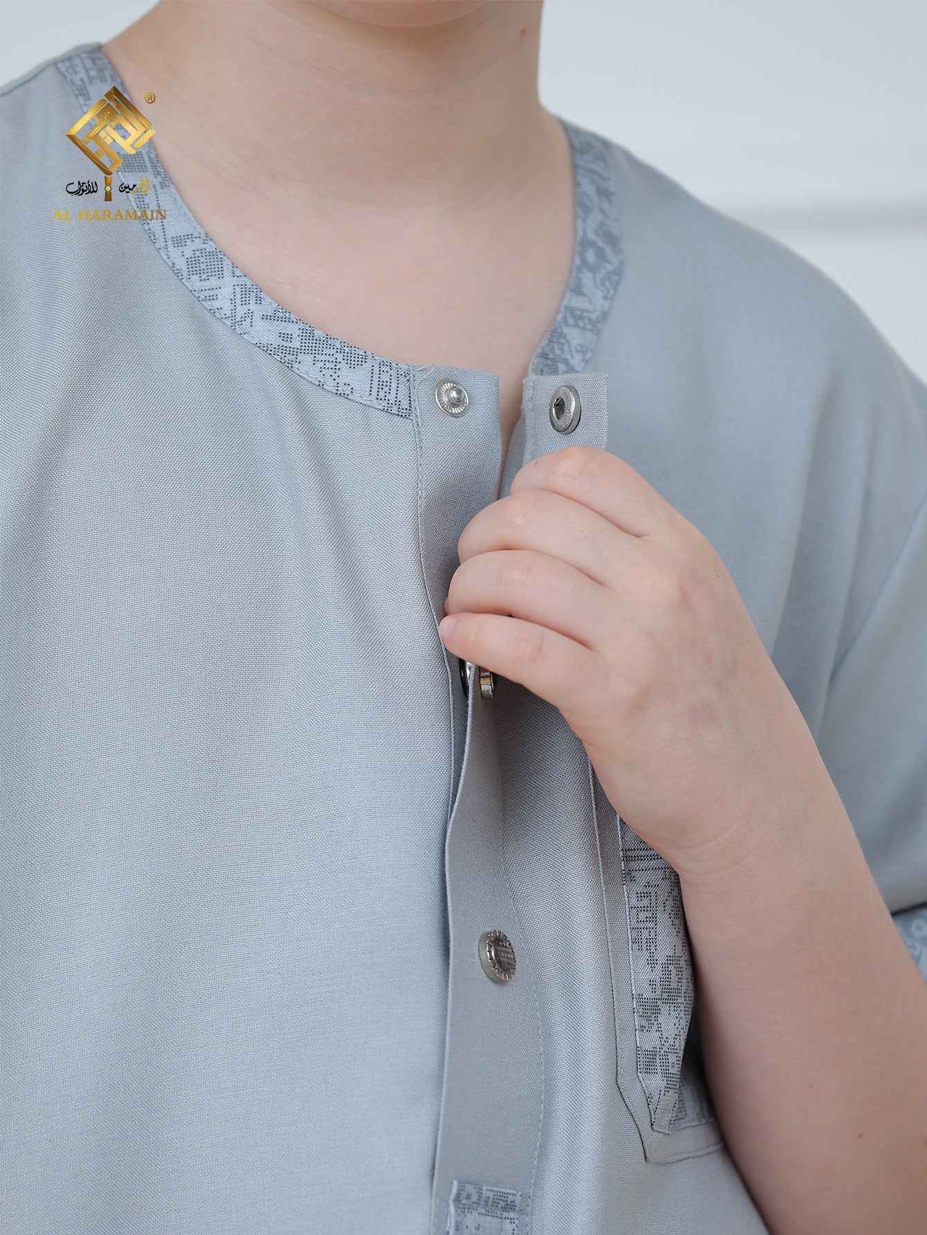 Classic Short Sleeve Boys Thobe Wholesale Ready to Ship | KID0016 wholesale KID0016 image 9