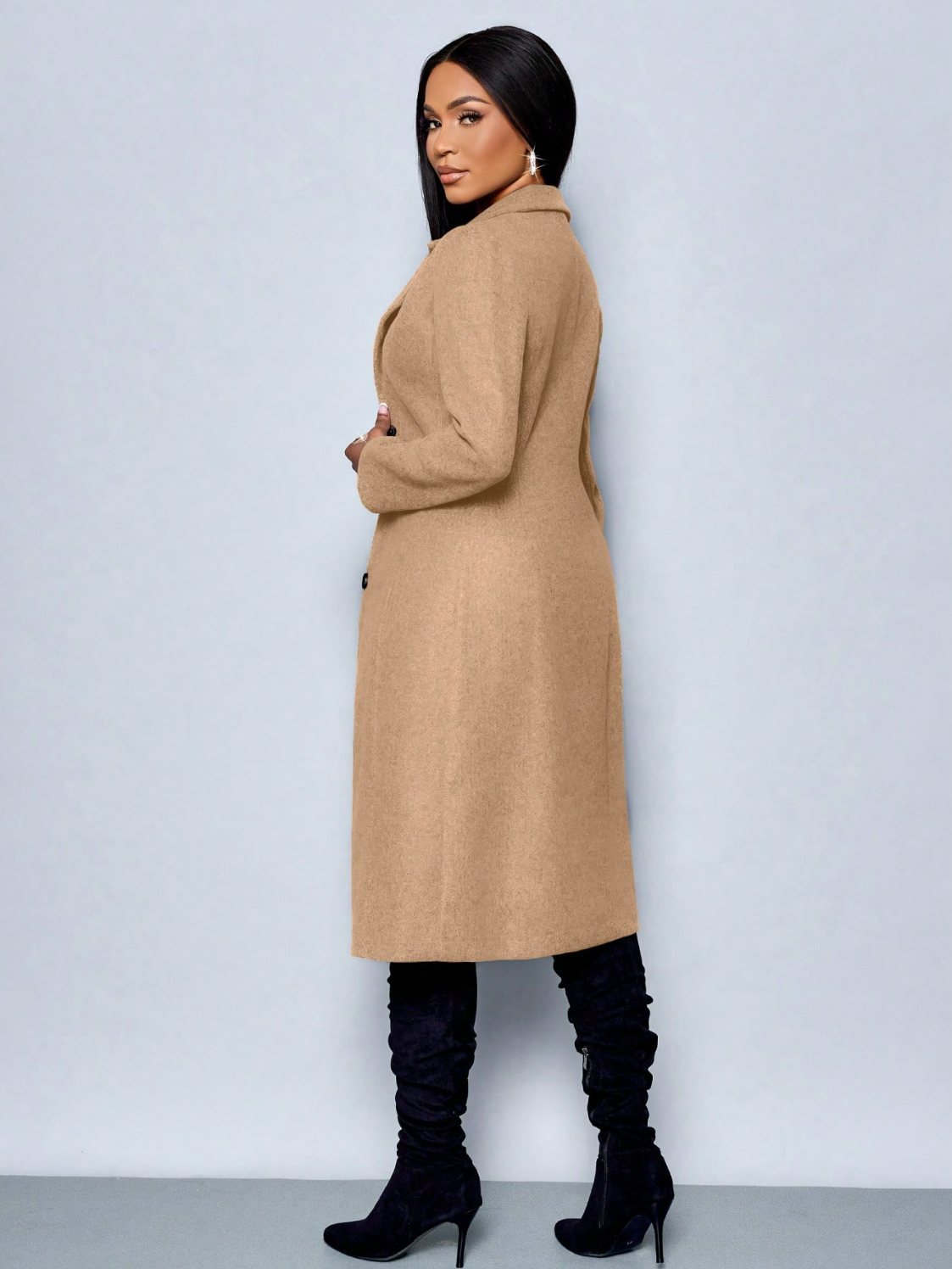 Custom winter wool coat CT0003 wholesale OEM ODM manufacturer, private label wool coat factory, MOQ 100 pieces