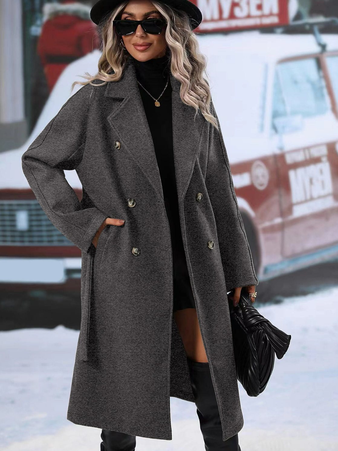 Custom winter wool coat CT0007 wholesale OEM ODM manufacturer, private label wool coat factory, MOQ 100 pieces