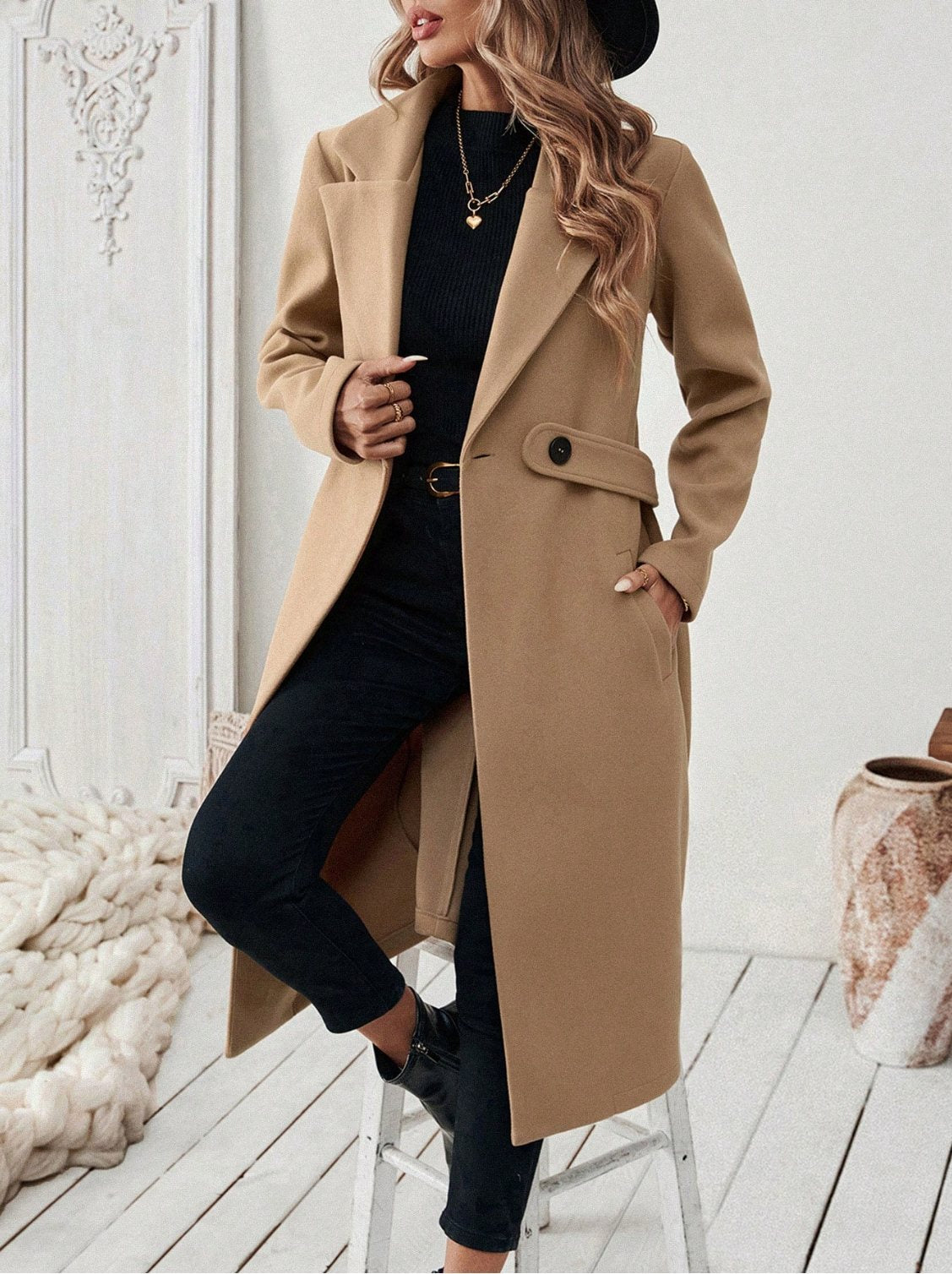 Custom winter wool coat CT0009 wholesale OEM ODM manufacturer, private label wool coat factory, MOQ 100 pieces