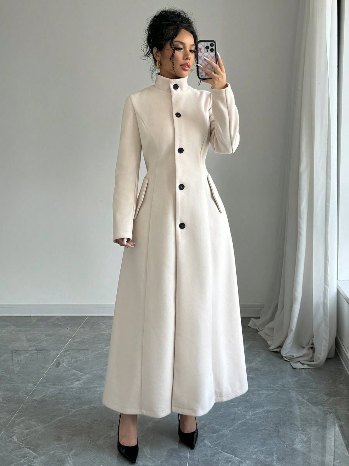 Custom winter wool coat CT0011 wholesale OEM ODM manufacturer, private label wool coat factory, MOQ 100 pieces