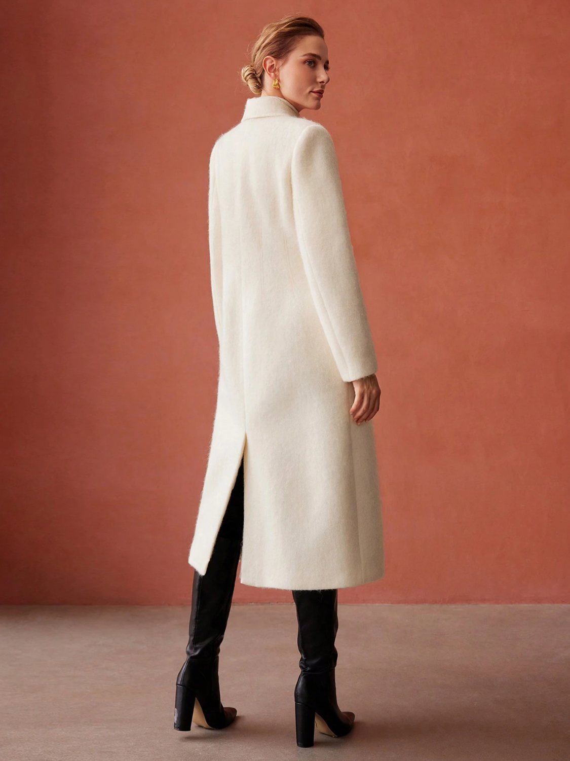 Custom winter wool coat CT0015 wholesale OEM ODM manufacturer, private label wool coat factory, MOQ 100 pieces
