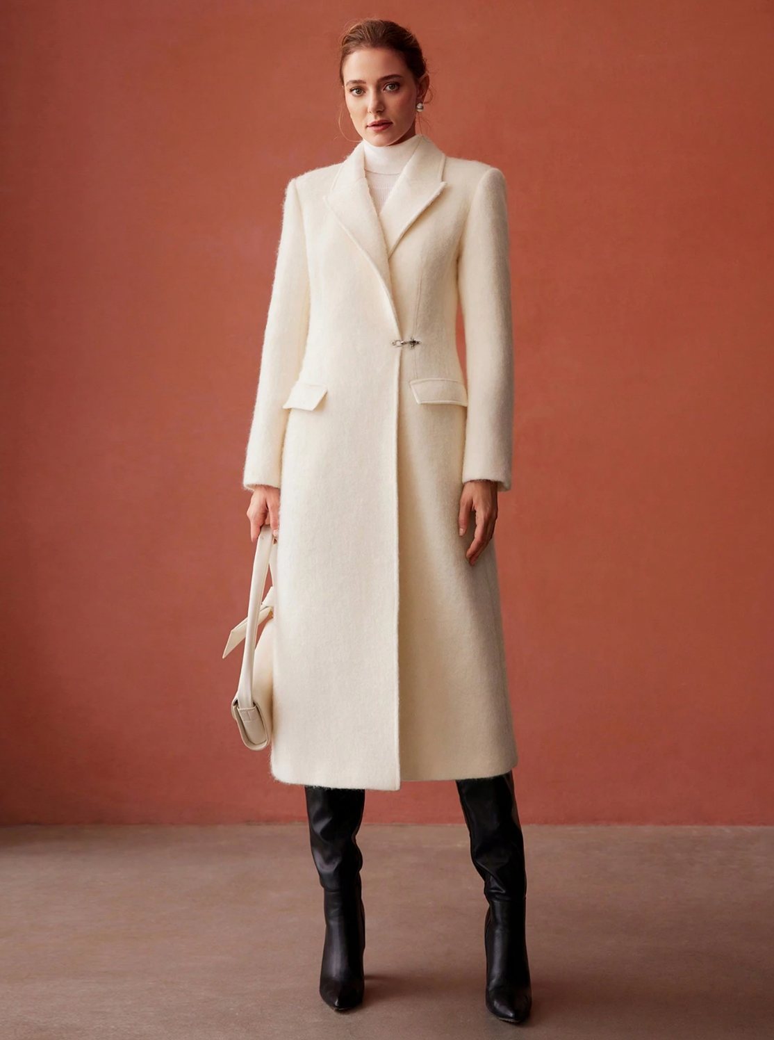 Custom winter wool coat CT0015 wholesale OEM ODM manufacturer, private label wool coat factory, MOQ 100 pieces