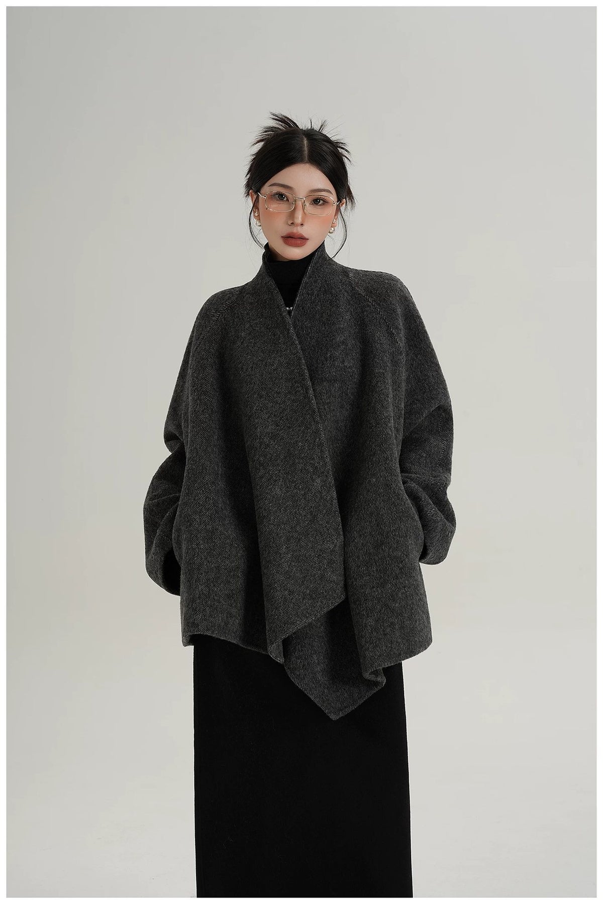 Custom winter wool coat CT0024 wholesale OEM ODM manufacturer, private label wool coat factory, MOQ 100 pieces