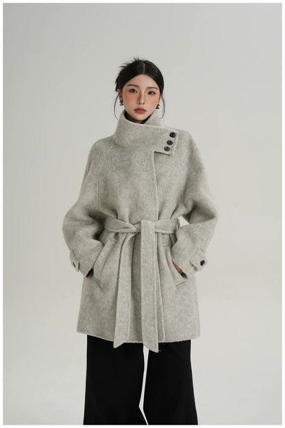 Custom winter wool coat CT0025 wholesale OEM ODM manufacturer, private label wool coat factory, MOQ 100 pieces