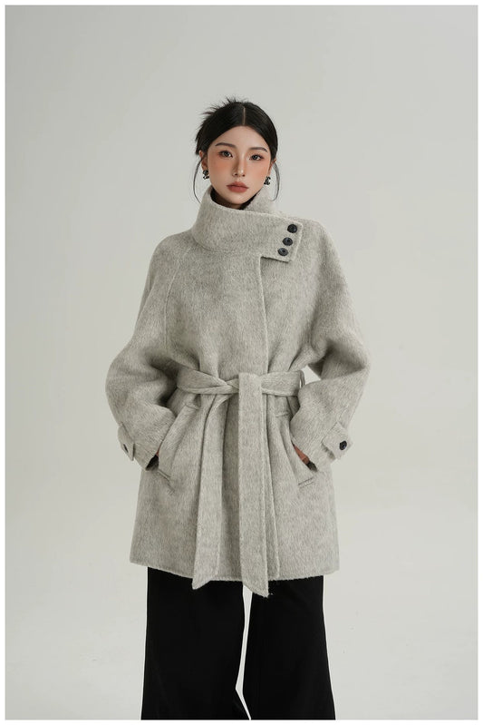 Custom winter wool coat CT0025 wholesale OEM ODM manufacturer, private label wool coat factory, MOQ 100 pieces