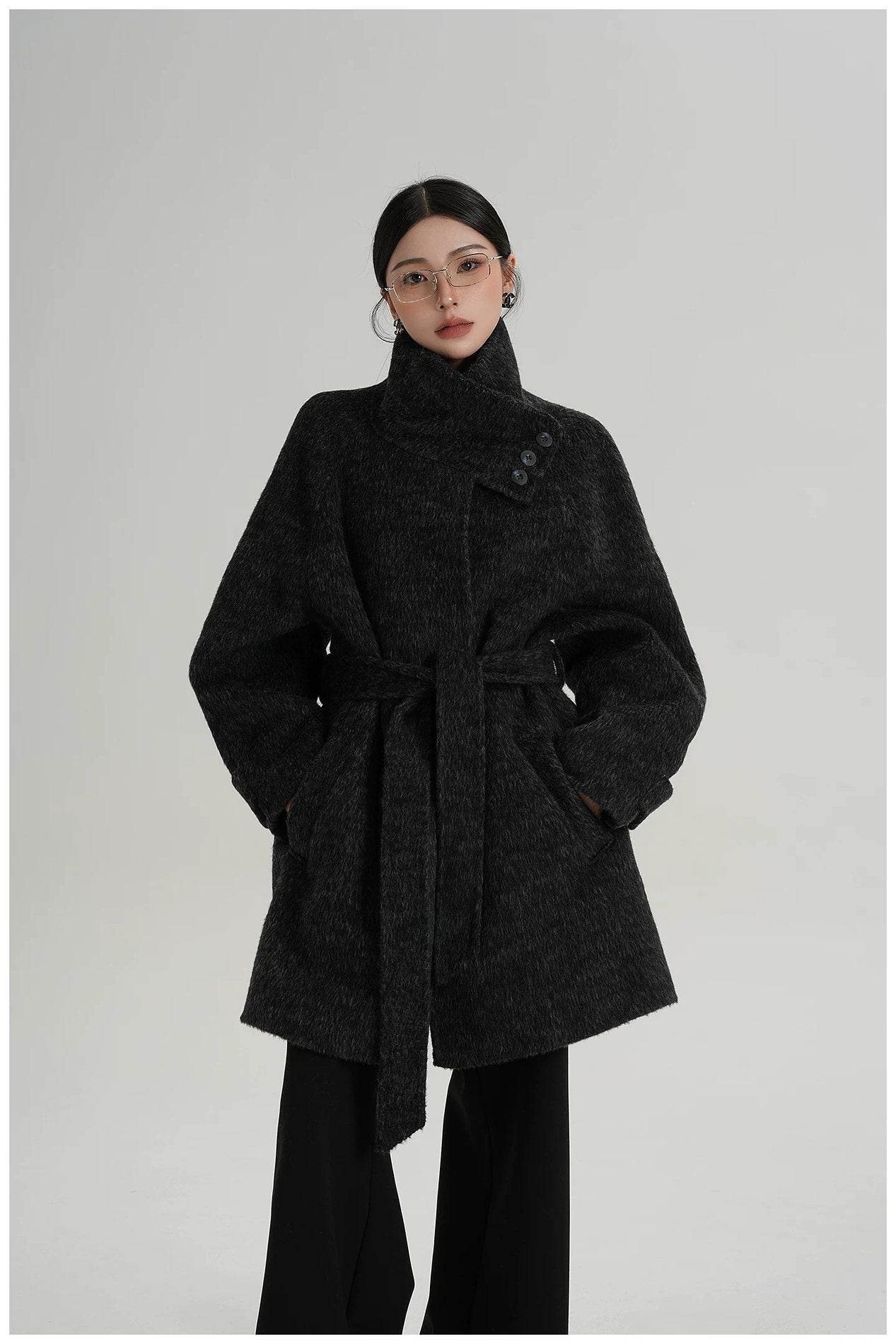 Custom winter wool coat CT0025 wholesale OEM ODM manufacturer, private label wool coat factory, MOQ 100 pieces