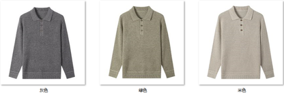 Men's Wool Blend Sweater JX70 color options