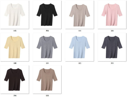 Wholesale Women's 100% Wool Sweater HQ817 - OEM ODM Knitwear Factory color options