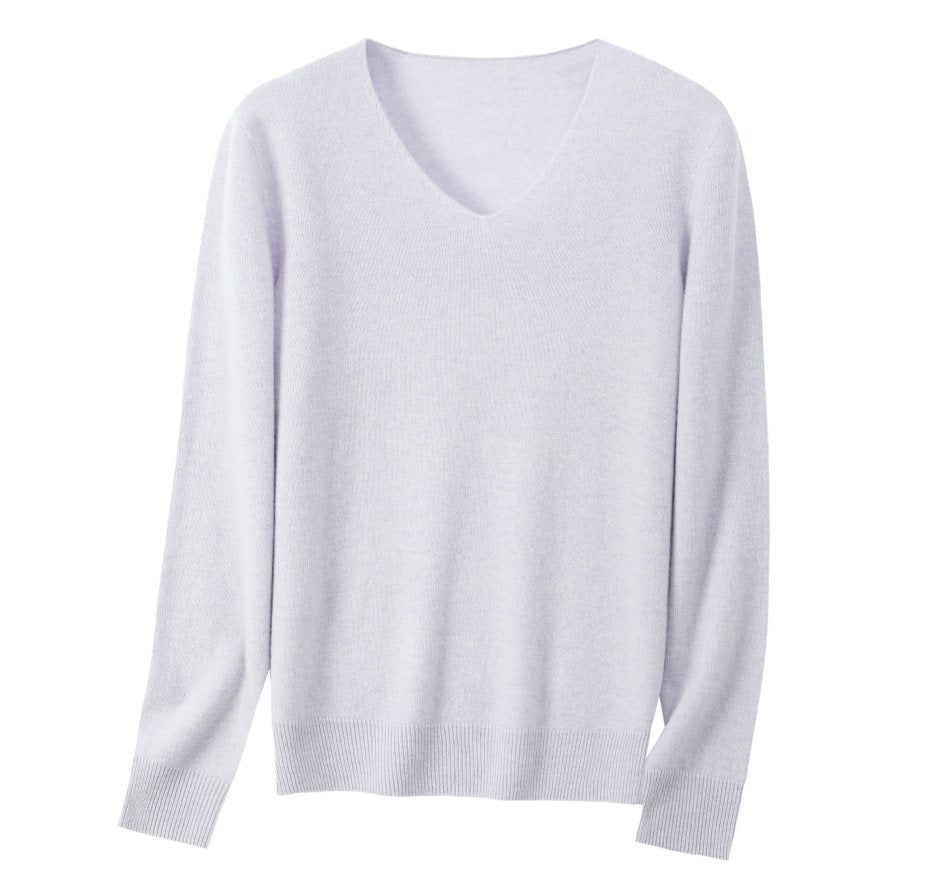 Wholesale Women's Cashmere Cashmere Blend Sweater HQ803 - OEM ODM Knitwear Factory main image