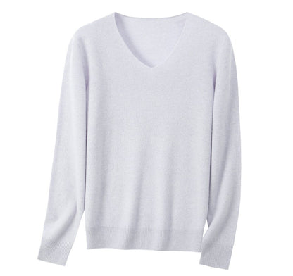 Wholesale Women's Cashmere Cashmere Blend Sweater HQ803 - OEM ODM Knitwear Factory main image