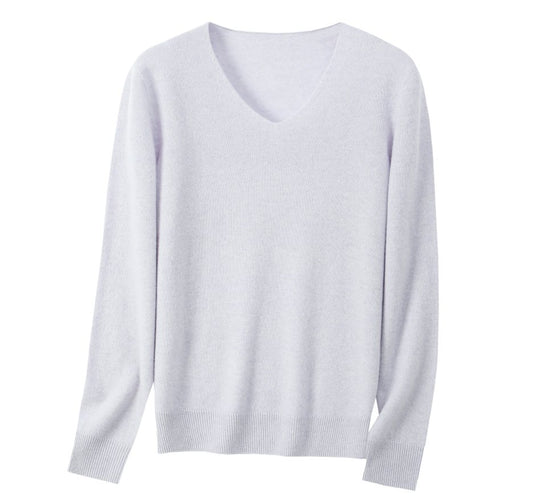 Wholesale Women's Cashmere Cashmere Blend Sweater HQ803 - OEM ODM Knitwear Factory main image