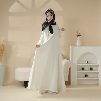 Wholesale Umbrella Cut Abaya with Side Pockets MA113 - Custom Modest Wear Factory
