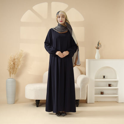 Wholesale Umbrella Cut Abaya with Side Pockets MA113 - Custom Modest Wear Factory