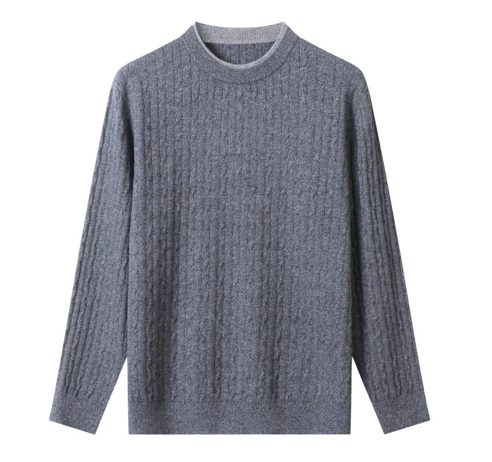 Men's Wool Blend Sweater YX55 main image